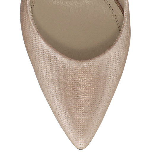 Pantofi Eleganti Dama Candy Nude Oro F5
