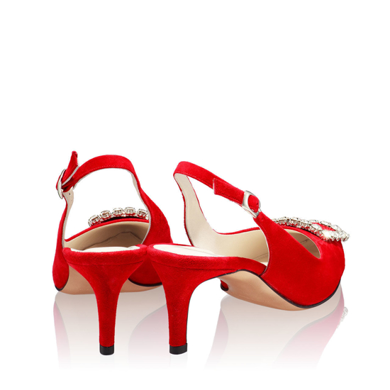 Pantofi Eleganti Dama Candy Rosu 03 F3